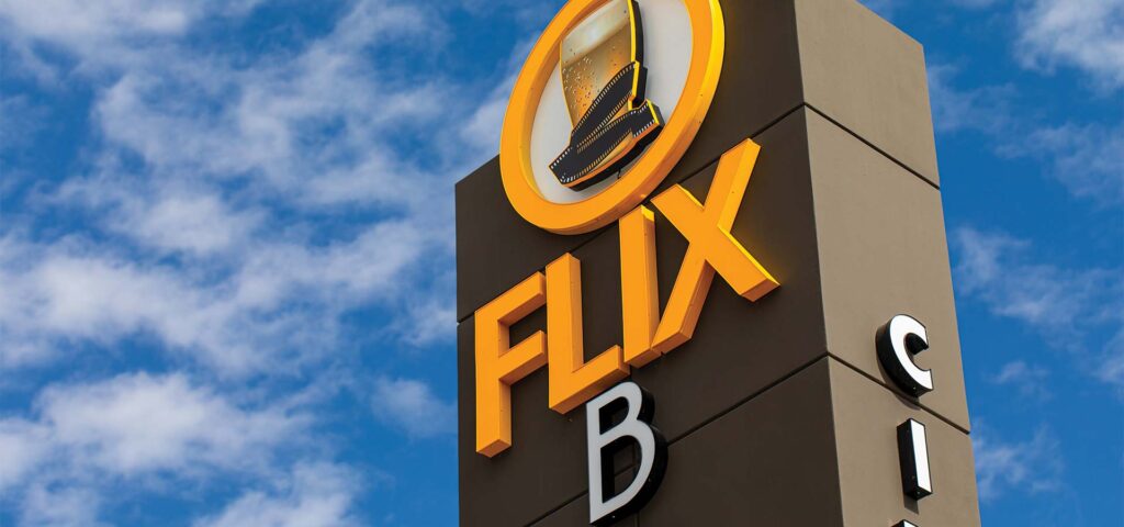 Flix Brewhouse Signage, Oklahoma City