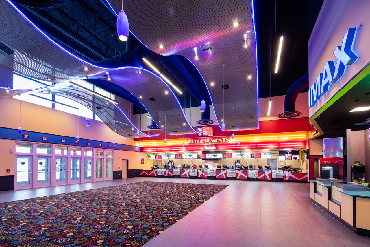 Movie theater main hall.
